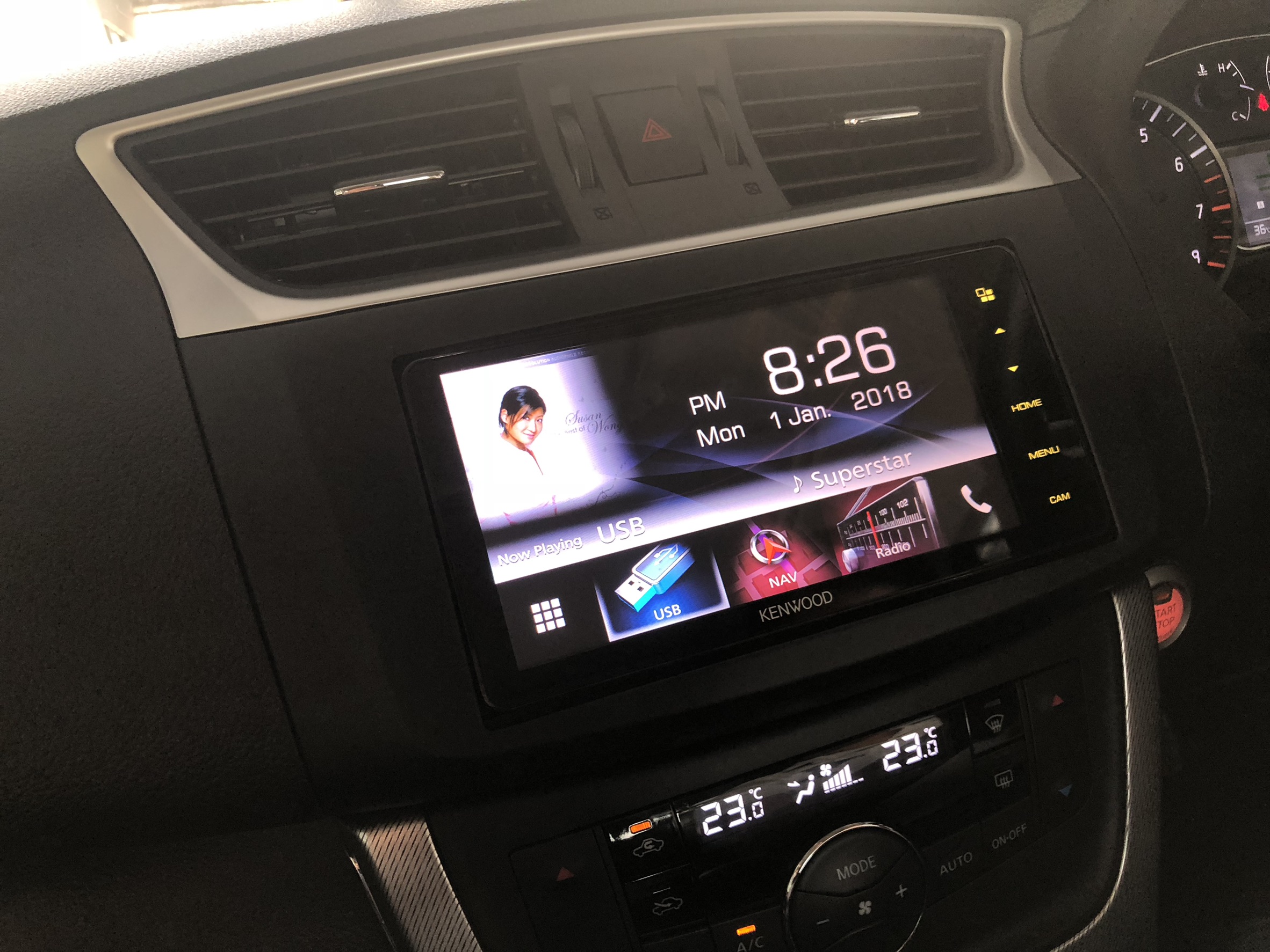Nissan Sylphy กับการใช้งานด้วยระบบ Android สุดล้ำร่วมกับ KENWOOD